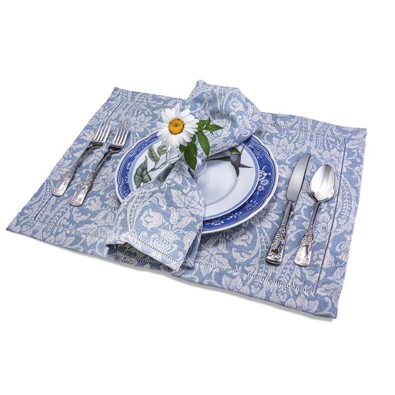 Giardino Busatti Italian Linen Placemat (blue)